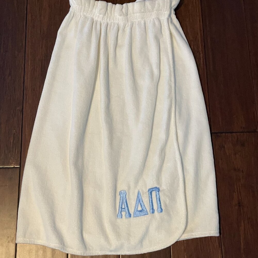 KG Towel Wrap - Alpha Delta Pi monogram
